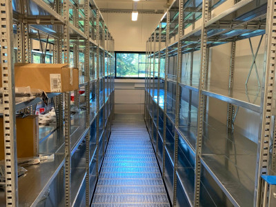 Byggande av butik och lager i Estland